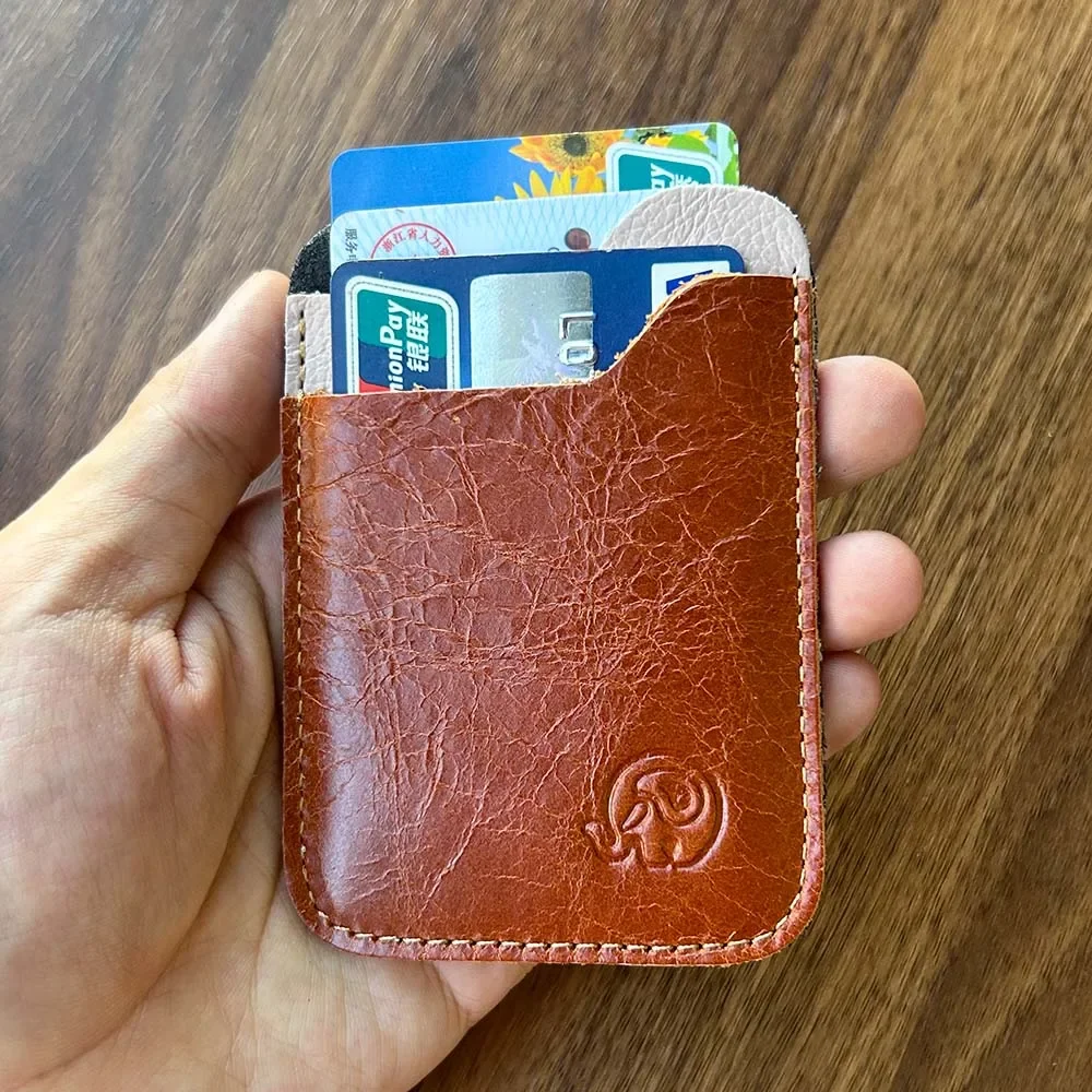 Slim Leather Credit Mens Card Holder Wallet Credit Card Personalised Creditcard Wallet Sleeves leather wallet wallet card holder card holder credit card holder credit card wallet card wallet