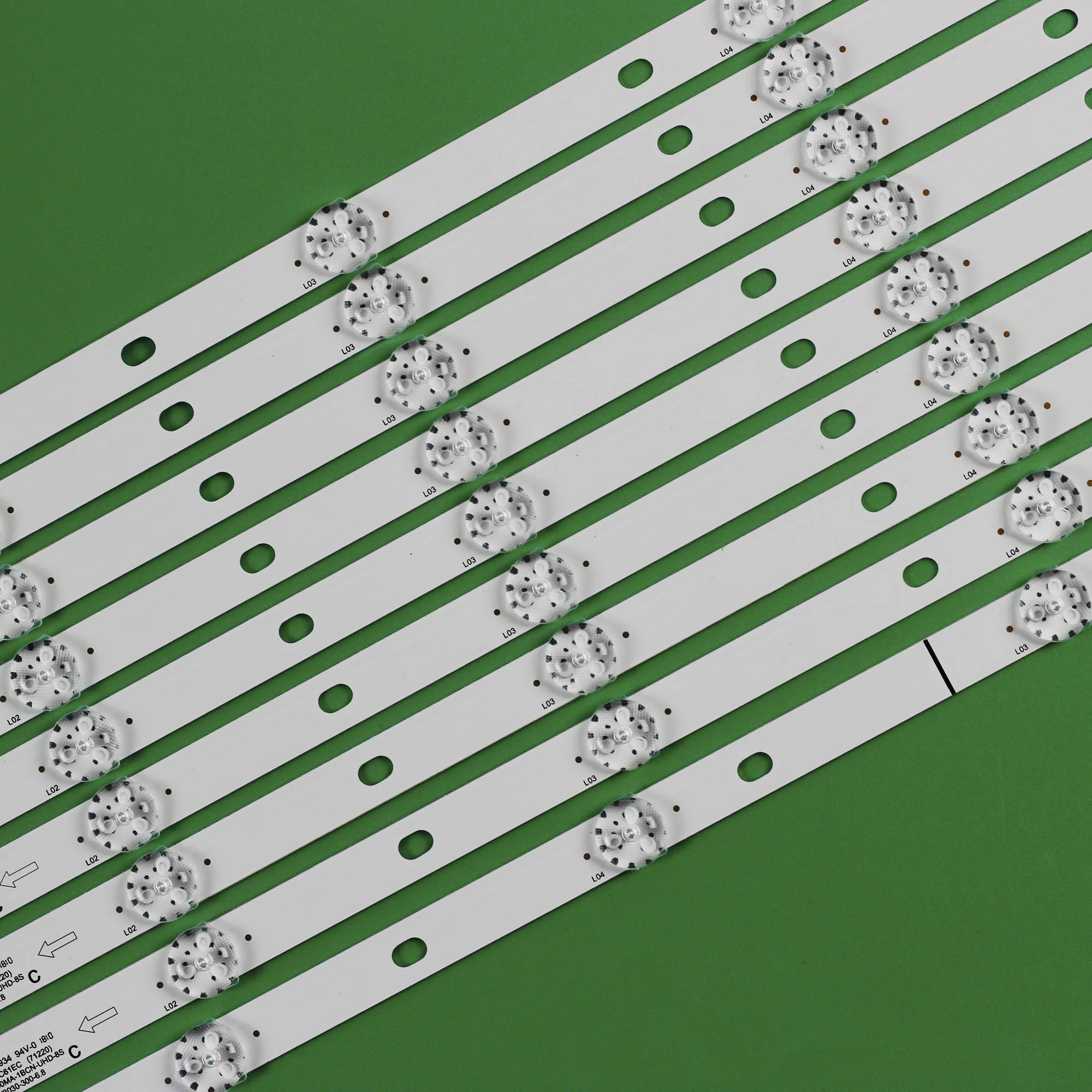 15sets  LED backlight Strip JS-D-JP55DM-A62EC C61EC BBK 55LEX-8158/UTS2 AKTV AKTV5534 55UHDT2SMH 55DM1000 600MA-2BIN 300MA-ABIN