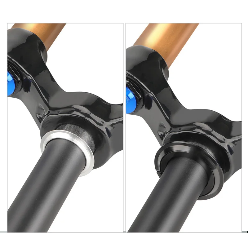 MEROCA Fahrradgabel-Headset-Basis-Abstandshalter, 44/52/55/56 mm, gerades Rohr/konische 45-Grad-Schüsselgruppe, Unterlegscheibe, Fahrradzubehör – Detail 6