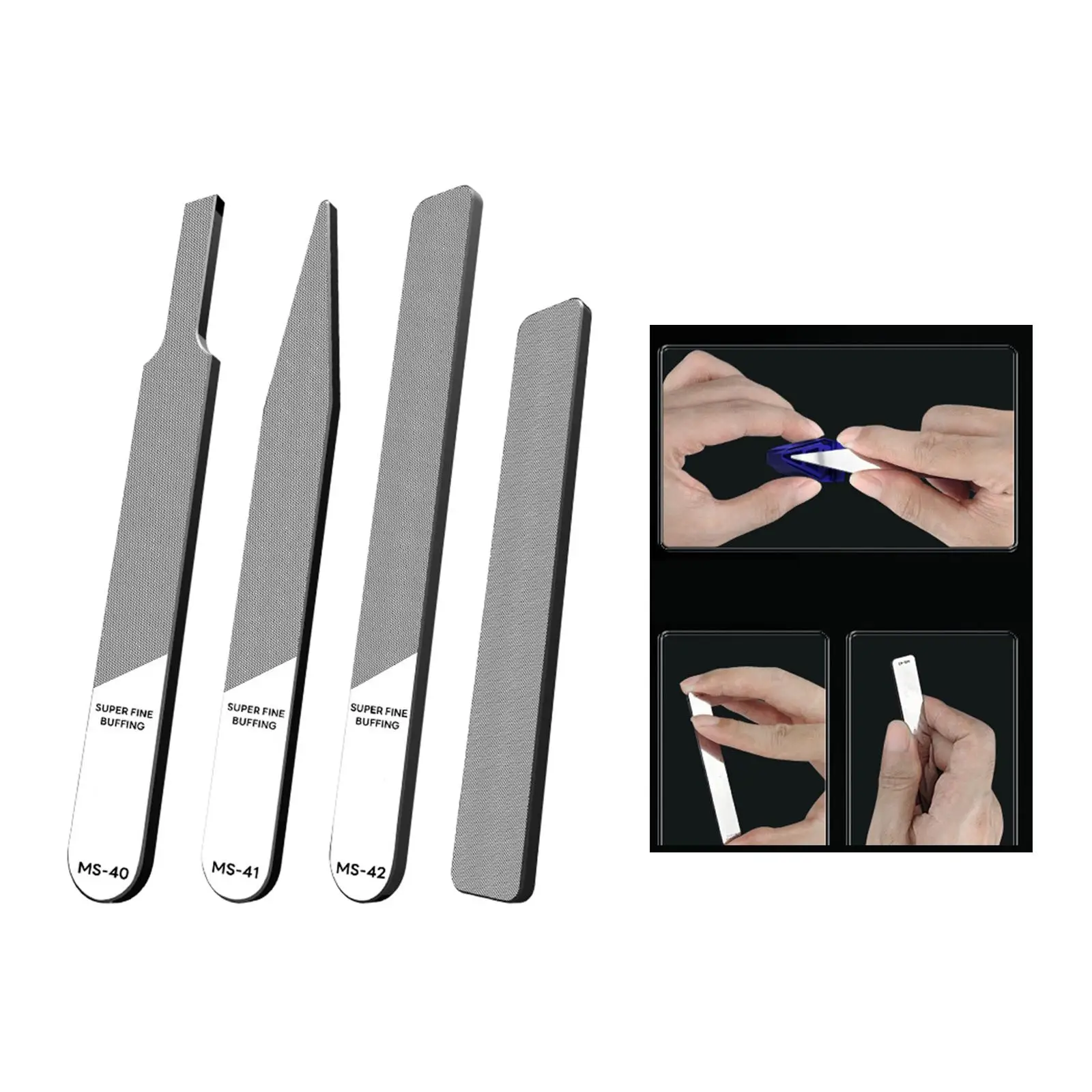 Glass File for Models File Grinding Tool for Figure Miniature Plane Car Toy 4