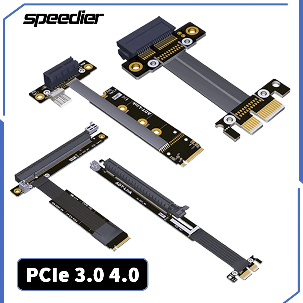 M.2 Nvme A Pci-E X1 X16 Btc Mining Gpu Cavo Di Prolunga Per Scheda Grafica Pcie 1X 16X A Card N Non Usb Per Rtx3090 Rx6800Xt