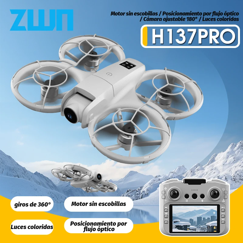 Control Remoto Con Pantalla Para Dron M6 – Motor Sin Escobillas Y Transmisión FPV, Mando Compatible Con Cuadricóptero RC, Accesorio Oficial