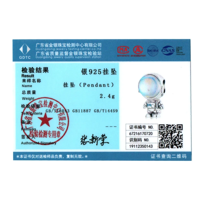 WOSTU 925 Sterling Silver Moonstone Astronaut Charm Rainbow Space Necklace Pendant Heart Beads Fit Original Bracelet DIY Gift charm jewelry sterling silver jewelry beads charms sterling silver beads silver charm bead charm bead sterling silver beads charm beads jewelry loose gemstone jewelry