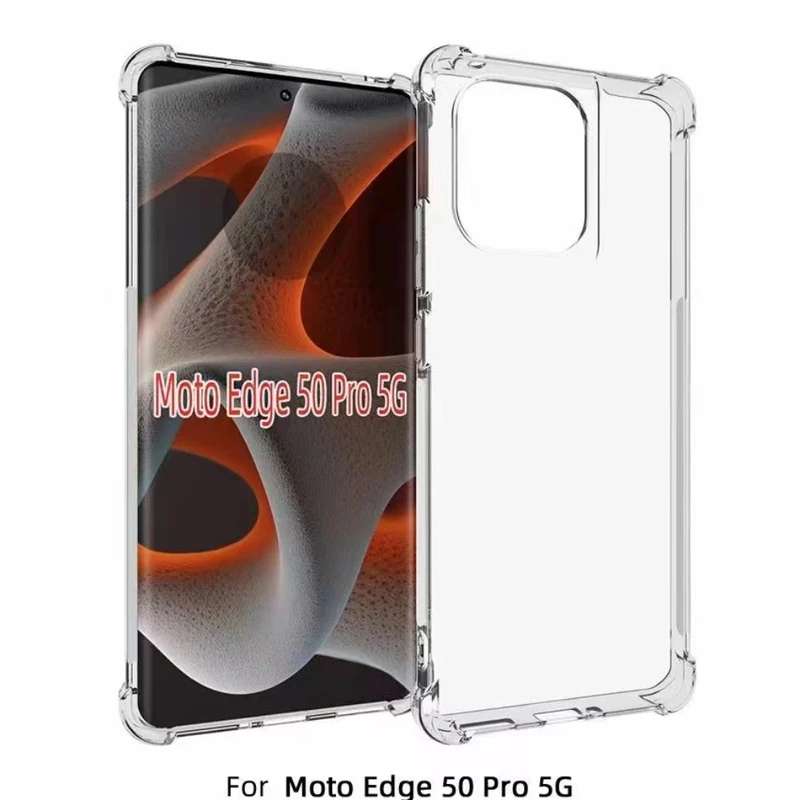 Clear Shockproof Silicone TPU Phone Case Cover