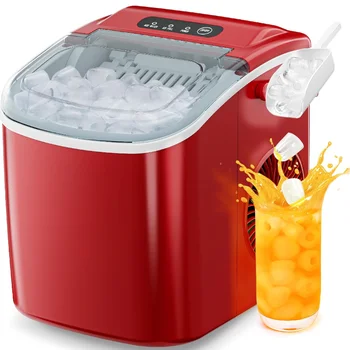 Antarctic Star Countertop Portable Ice Machine with ,Automatic-Cleaning 26Lbs/24H 1