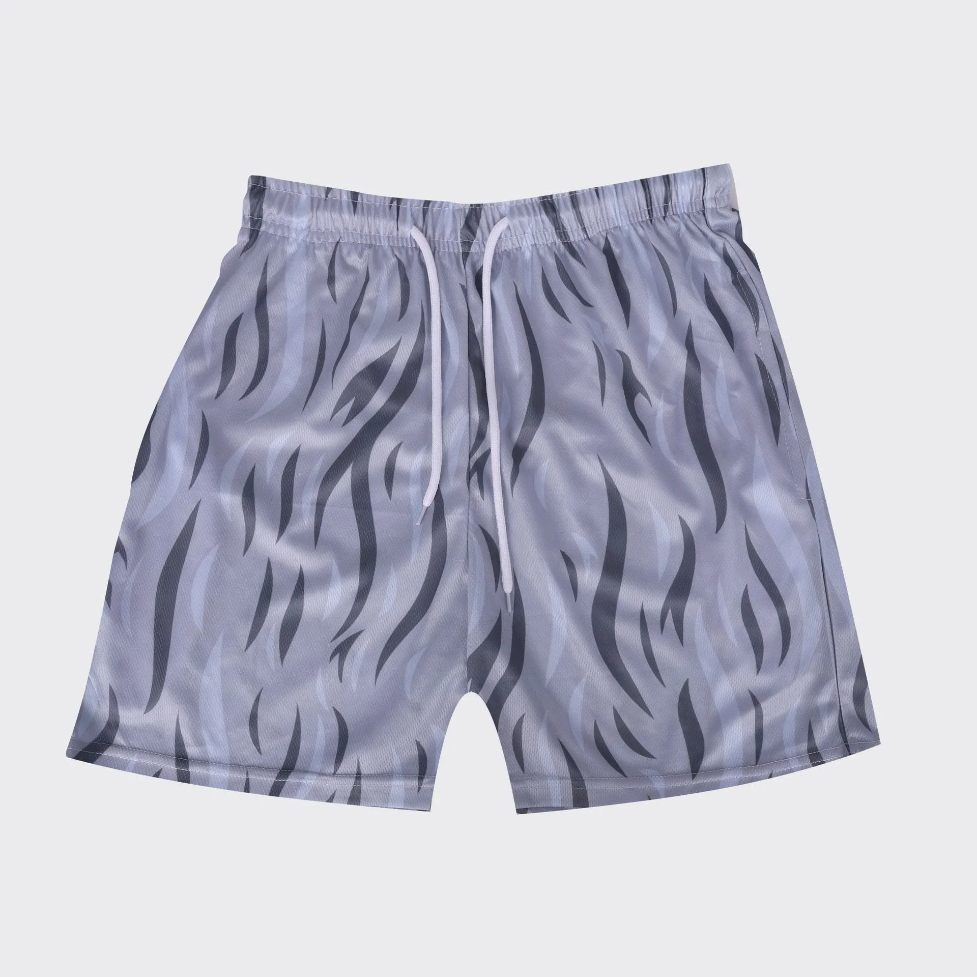 New Trendy Men's Beach Shorts Sporty Casual Four-Quarter Fashion Print Skateboard Long Pants from Mainland China AE Stock