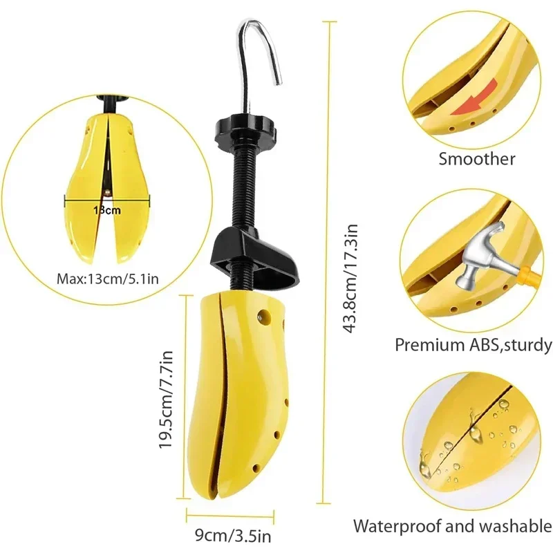1/2pcs Shoe Stretcher Adjustable Plastic Expander Men Women Unisex Length Width Extender Keeper Heels