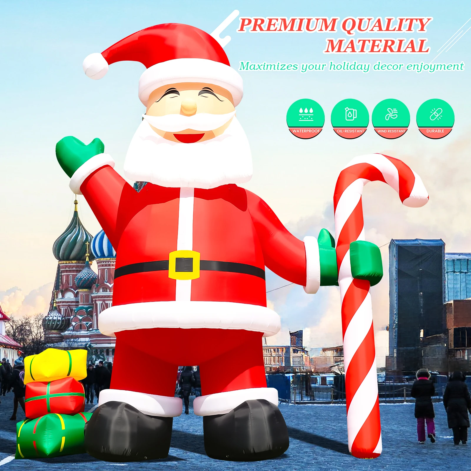 Giant Inflatable Santa Claus Outdoor Christmas Decoration outdoor toys inflatable bubble house