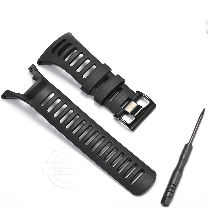 Durable Waterproof Silicone Replacement Watch Band with Rubber Strap