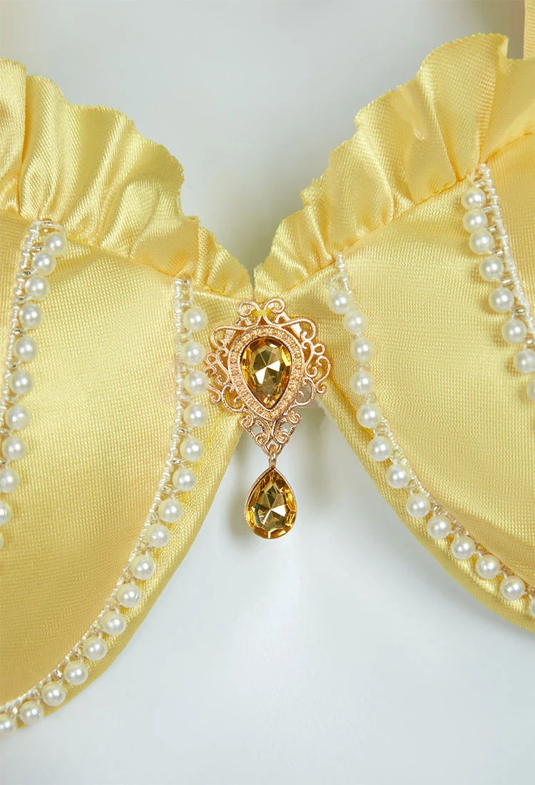 ONE PIECE Shirahoshi Cosplay Kostüm Sexy Bikini Badeanzug Set Swimwear Poolparty Halloween Comicon Outfit 6