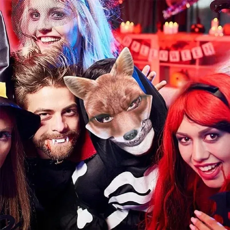 EVA Fox Mask for Halloween Party Costume Accessory