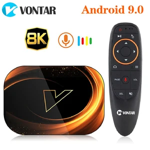 ТВ-приставка VONTAR X3 4 Гб 128 Гб 8K Android 9 Smart Android ТВ-приставка 9,0 Amlogic S905X3 Wifi 1080P BT 4K телеприставка 4 Гб 64 ГБ 32 ГБ