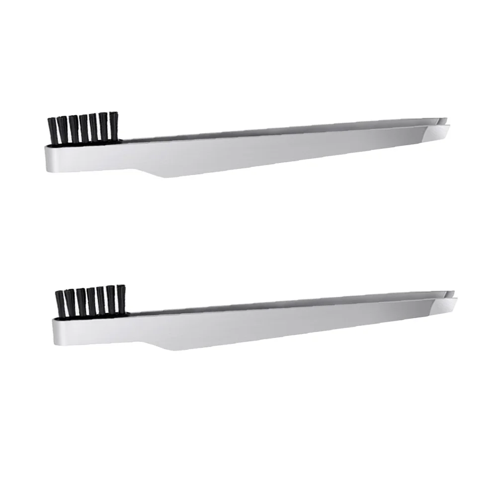 3 PCS Bevel Angle Eyebrow Clamps Make up Stainless Steel Tweezers Tool 6