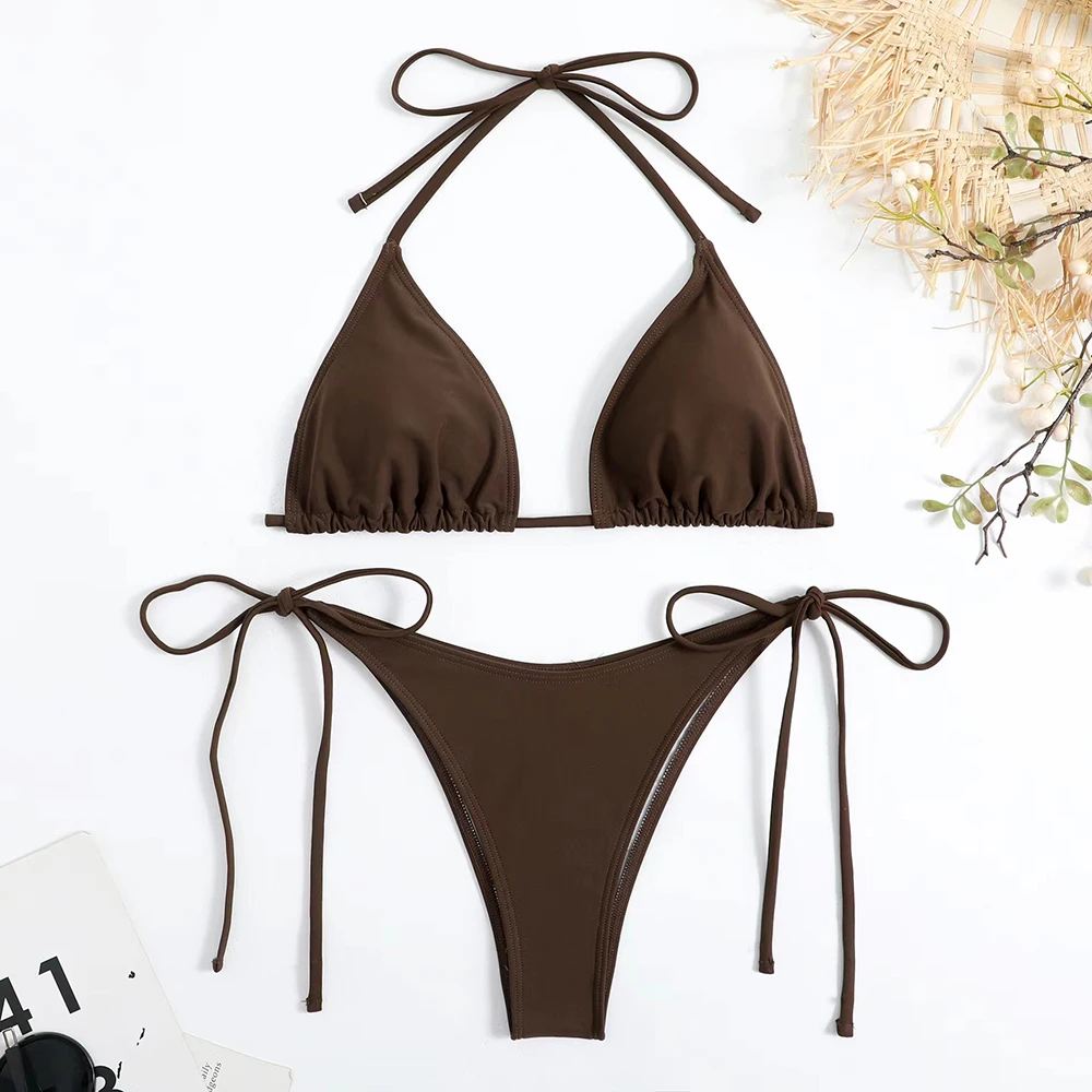 Tanga para mujer de elastano