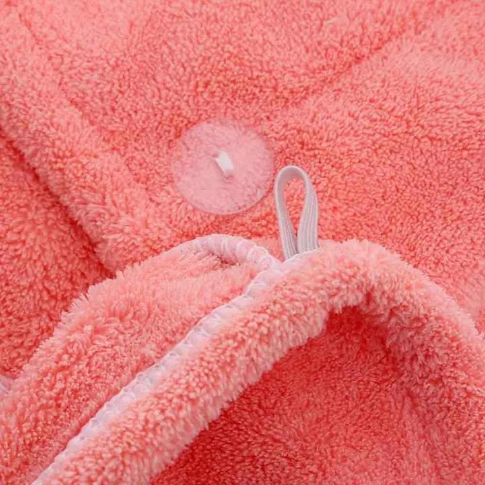 Ladies Dry Hair Cap Long Hair Dry Towel Shampoo Towel Coral Velvet Quick Drying Hat 20PCS