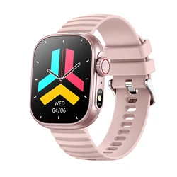 Revolutionary Smartwatch with Flashlight, Temperature Monitor, and Bluetooth Calling - With Original Box (Pink)