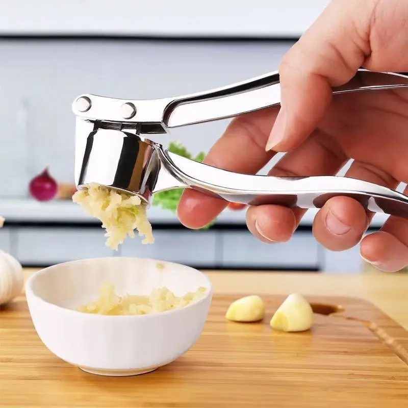 

1 PC Of Garlic Masher Garlic Squeezer Vegetable Pepper Ginger Masher Masher Handheld Ginger Crushing Tool Kitchen Accessories