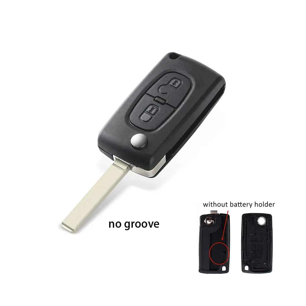 Silicone Remote Car Key Case Cover FOB Shell Holder Protect for CITROEN C2  C3 C4 C5 Berlingo Picasso for Peugeot 207 807 306 - AliExpress