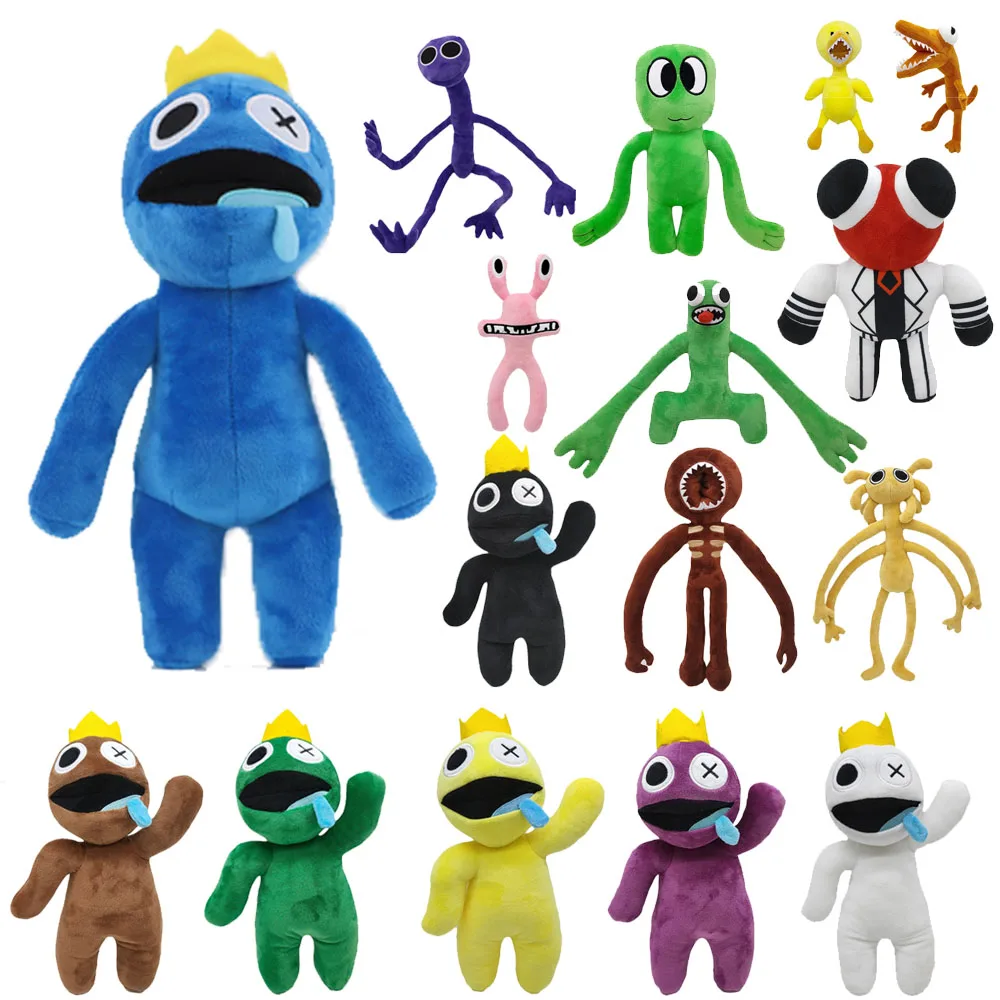 6pcs Garten Of Banban Pelúcia Brinquedo Jogo de Terror Rainbow Friends  Capítulo 2 Personagem de desenho animado Soft Comfortable Plush Doll Gift  For Kid