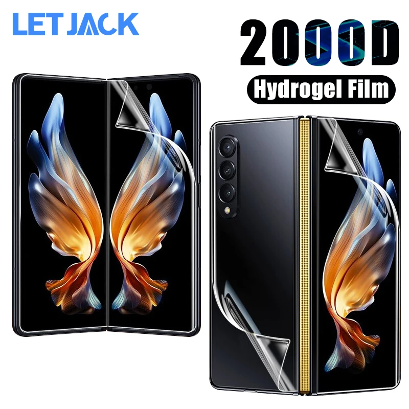 

2000D Full Cover Hydrogel Film for Samsung Galaxy Z Fold4 3 2 Inner Screen Protector for Galaxy Z Fold 2 3 4 5G Front Back Film