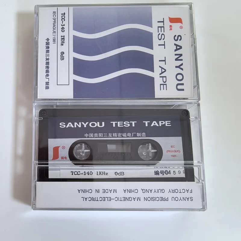 TEST TAPE SANYOU TCC-140 1kHZ-0DB LEVEL ADJUSTMENT Recording reference level