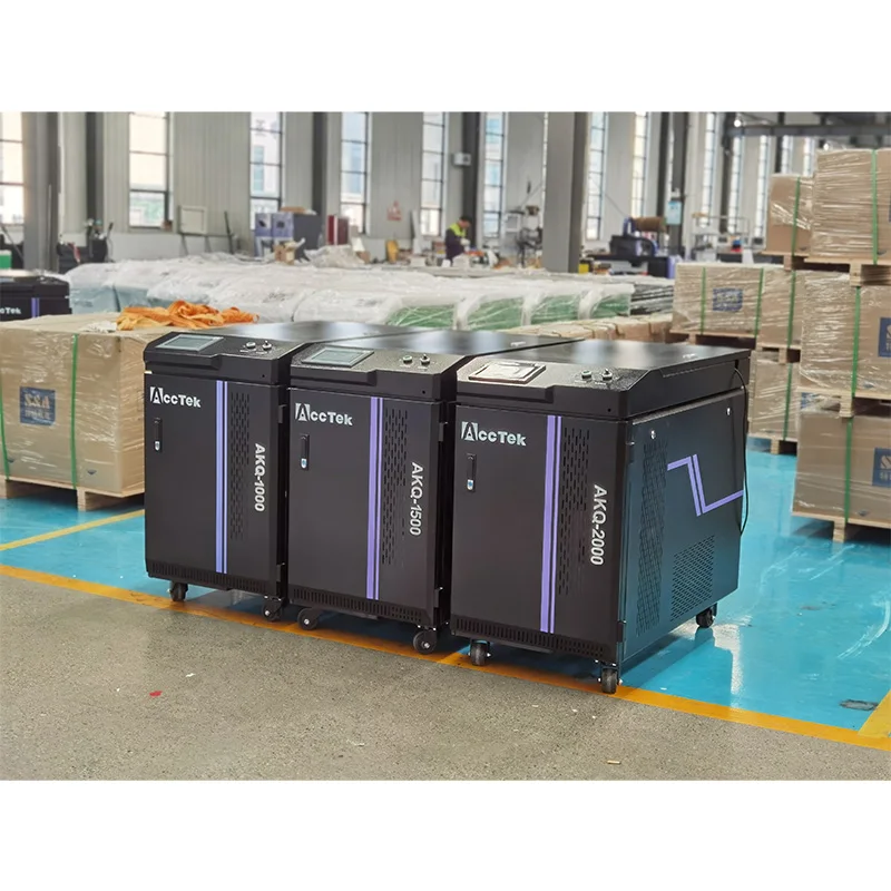 

Acctek Handheld Fiber Laser Welder Raycus 1000w 1500w Laser Welding Cutting Cleaning Machine for Steel