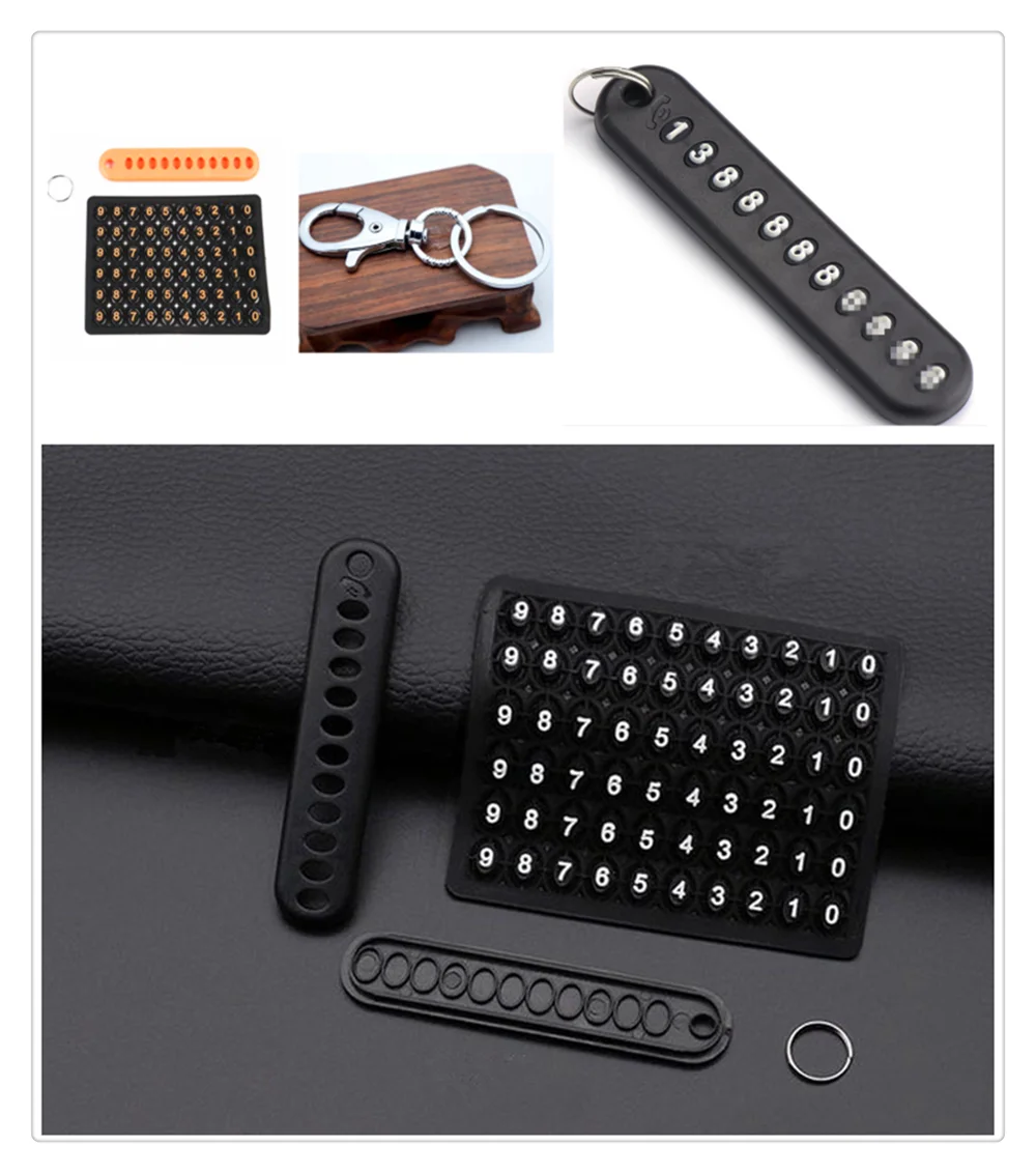 Car shape number card keychain key chain automobile decoration for Fiat Croma Linea Ulysse Oltre 600 1200 520 20-30 16-20