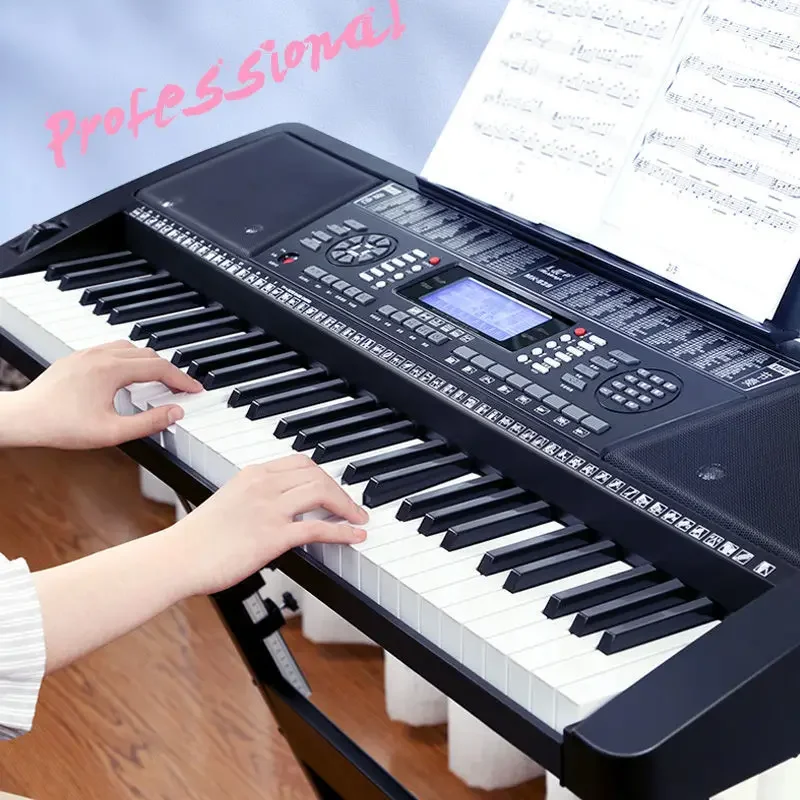 

Professional Children Piano Digital Real Piano Adults Midi Keyboard Controller 61 Keys Teclado Musicales Music Synthesizer