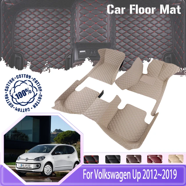 Auto Fußmatten Für VW Volkswagen Up 2012 ~ 2019 5 sitz Wasserdichte Teppich  Leder Matte Auto Matte Cubre Pisos para Autos Auto Zubehör - AliExpress