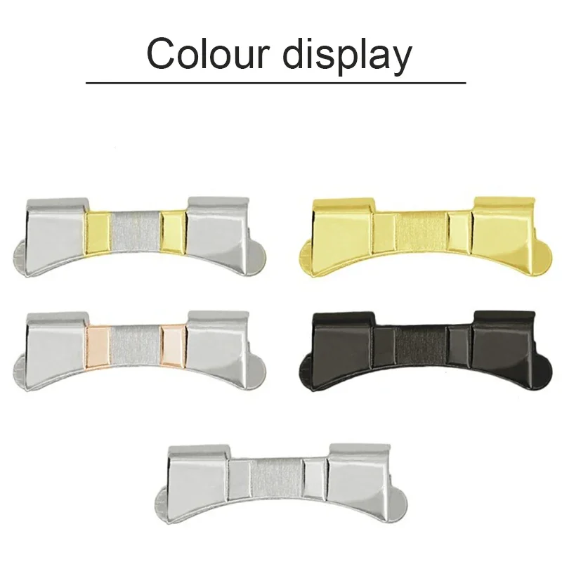 Metal Watch Strap Arc Elbow Connector - Premium Replacement Accessory (14mm to 24mm)