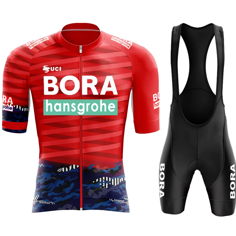 Cycling man men's suit sports clothing UCI BORA summer clothes uniform jersey pro team MTB set mens sets bicycle equipment