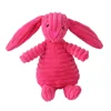 Plush Dog Toy Animals Shape Bite Resistant Squeaky Toys Corduroy Dog Toys for Small Large Dogs Puppy Pets Training Accessories 3