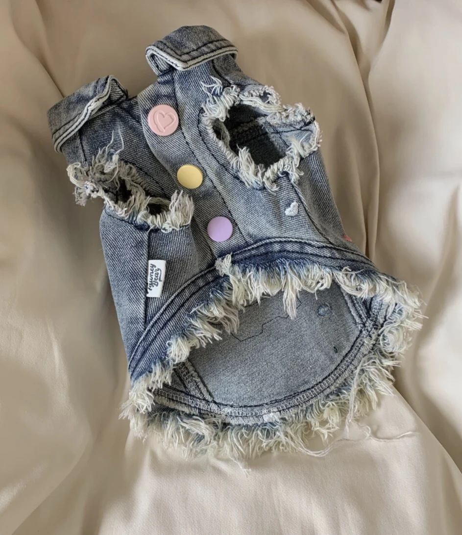 Sleeveless Cowboy Vest for Dogs, Tony Bears Dog Tank Top, Teddy, Schnauzer Bears, Marquis, Love, Spring, Summer, New