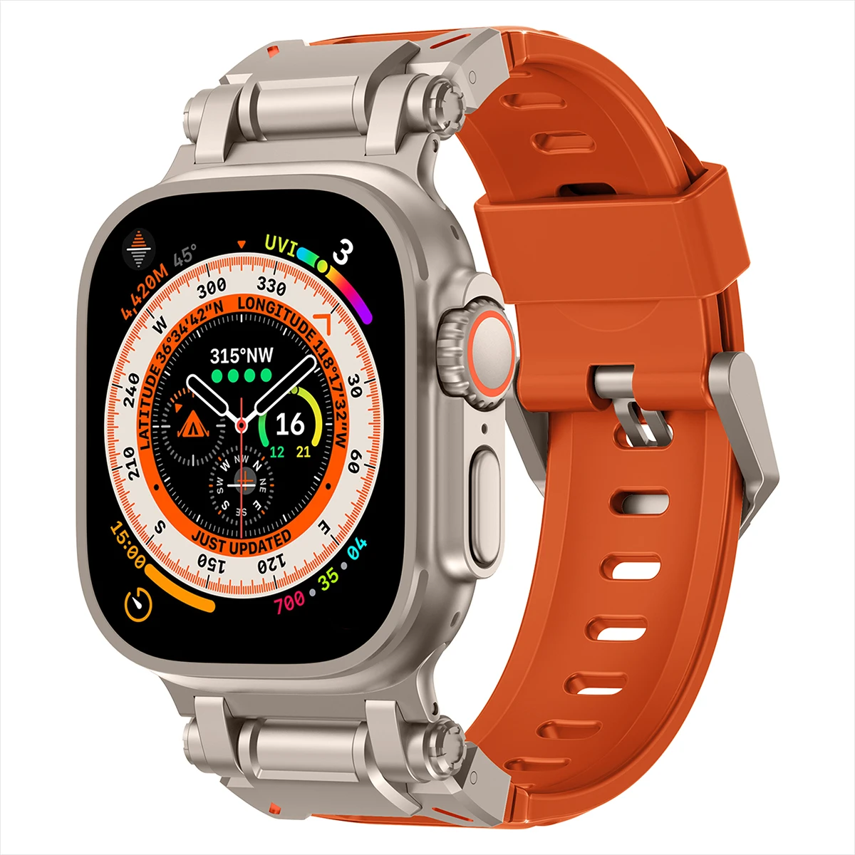 Titanium Silicone Loop Strap - Premium Sports Band