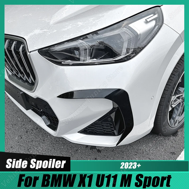 Auto Frontspoiler Splitter - Schwarzer Stoßfänger Lippen Spoiler