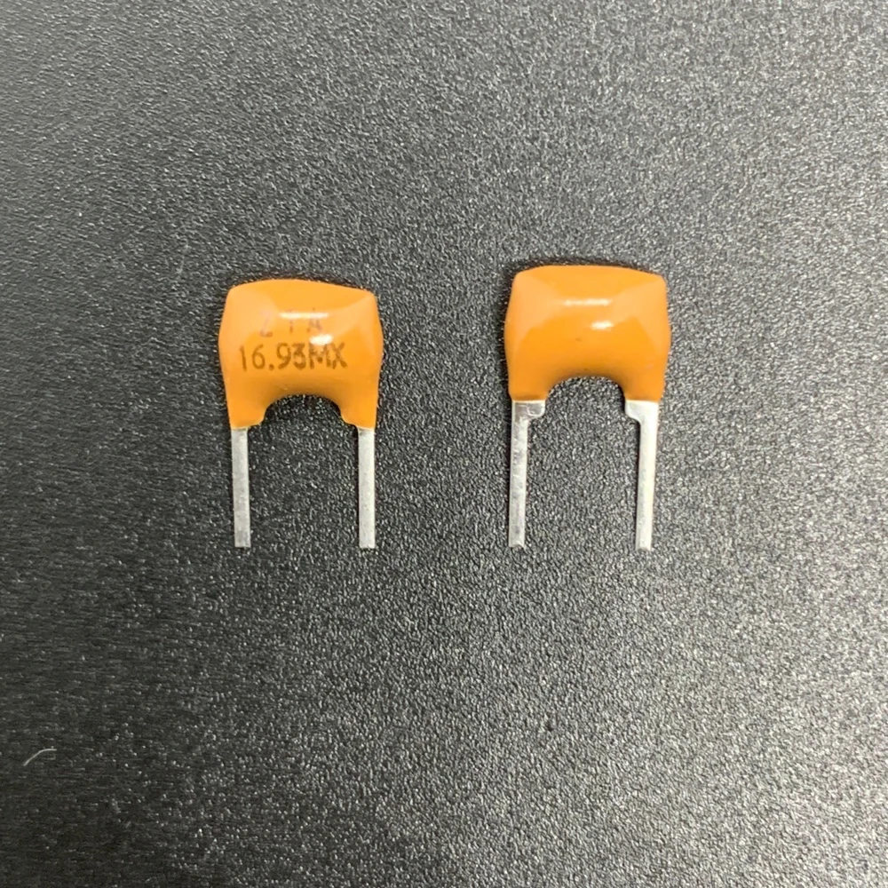 50PCS/ original Jiakang ceramic crystal oscillator ZTA16.93MX 16.93MHZ 16.93M straight-in two-legged ceramic oscillator