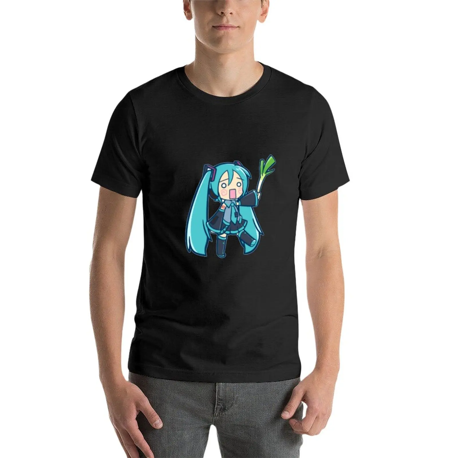 Nieuwe Chibi Miku Vol.2 T-Shirt Kawaii Kleding T-Shirt Kort Heren Workout Shirt