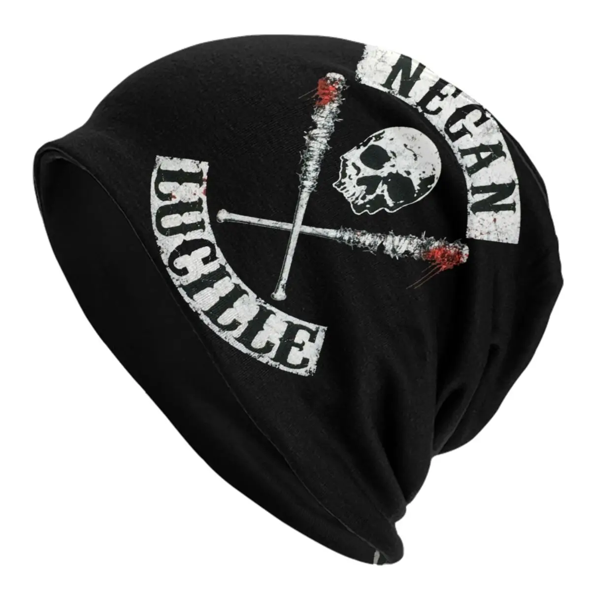 

The Walking Dead Skull Skullies Beanies Caps Unisex Winter Warm Knit Hat Street Horror Zombie TV Show Bonnet Hats Ski Cap