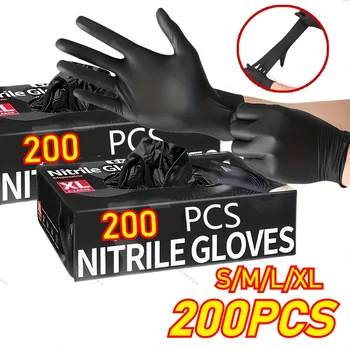 Black Nitrile Disposable Gloves 1