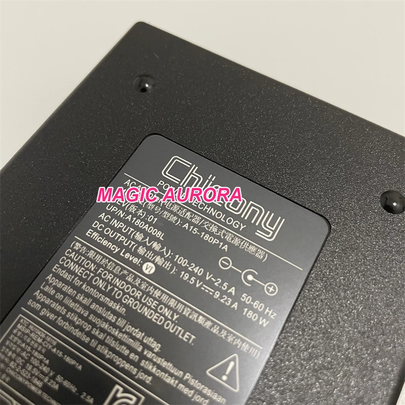 Genuine 9.23A Chicony 19.5V 180W Adaptador Do