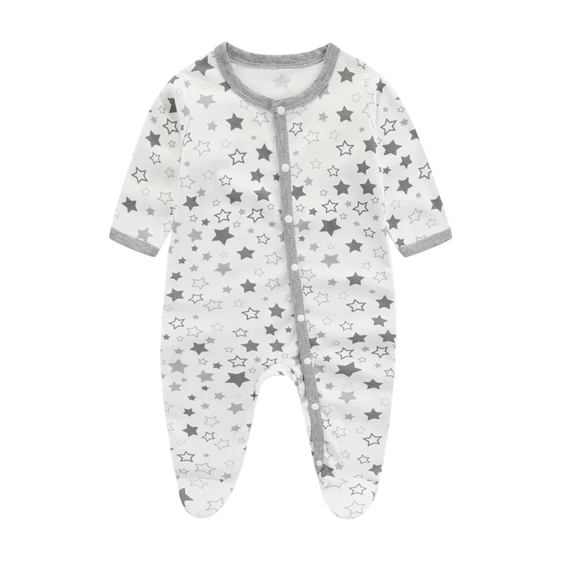 Newborn Baby Bodysuit Spring Cotton Girls Rompers Infant Clothing Soft Baby One-piece Boys Bodysuit Boy Clothes 0 to 9 Month Baby Clothes