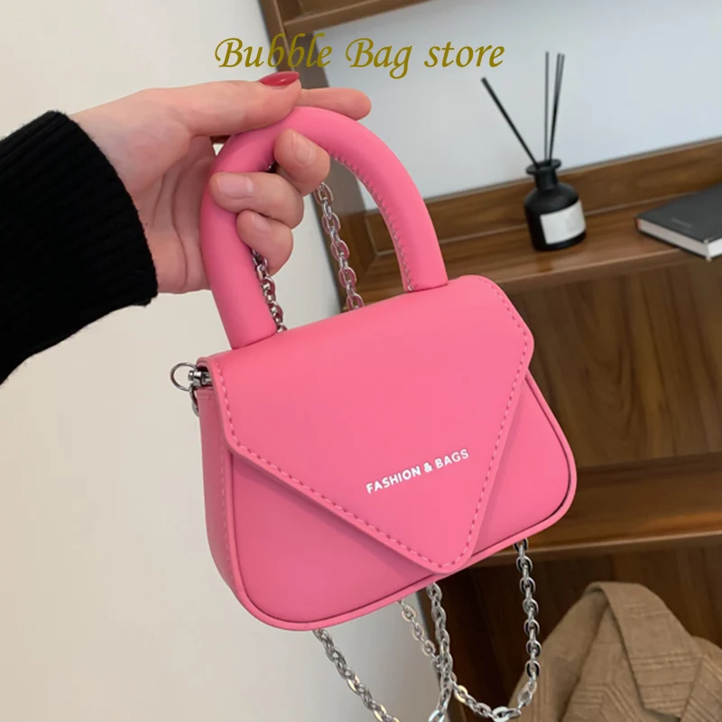 

2023 Brand Women Pink Orange Mini Handbag and Purses Small Totes Shoulder Bags Lady Chain Crossbody Bags Lipstick Bags Clutch