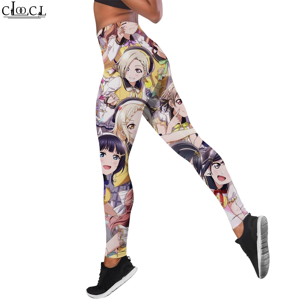 

Женские легинсы CLOOCL с рисунком аниме Kawaii Love Live, легинсы с высокой талией, модные брюки, женская одежда