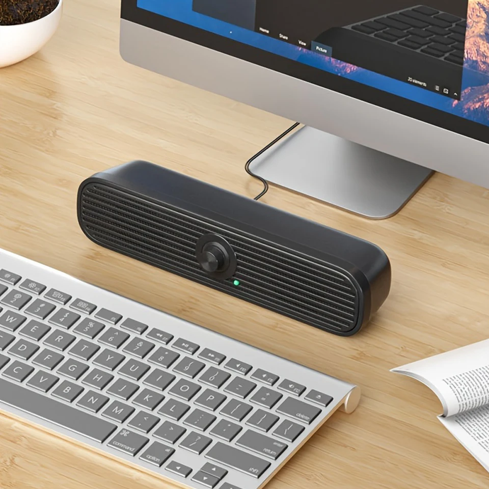 Wired Surround Sound Bar Stereo Subwoofer Speaker
