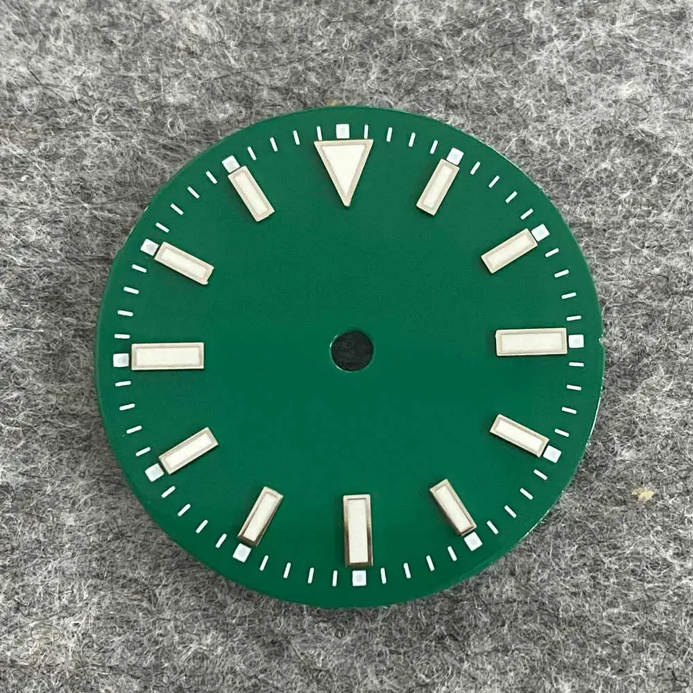 Watch Dial Accessories Watch Face Accessories 29mm Watch Dial Green Luminous Colourful for NH35/ ETA 2836/ Japan 8215/ Mingzhu 2813 Movement