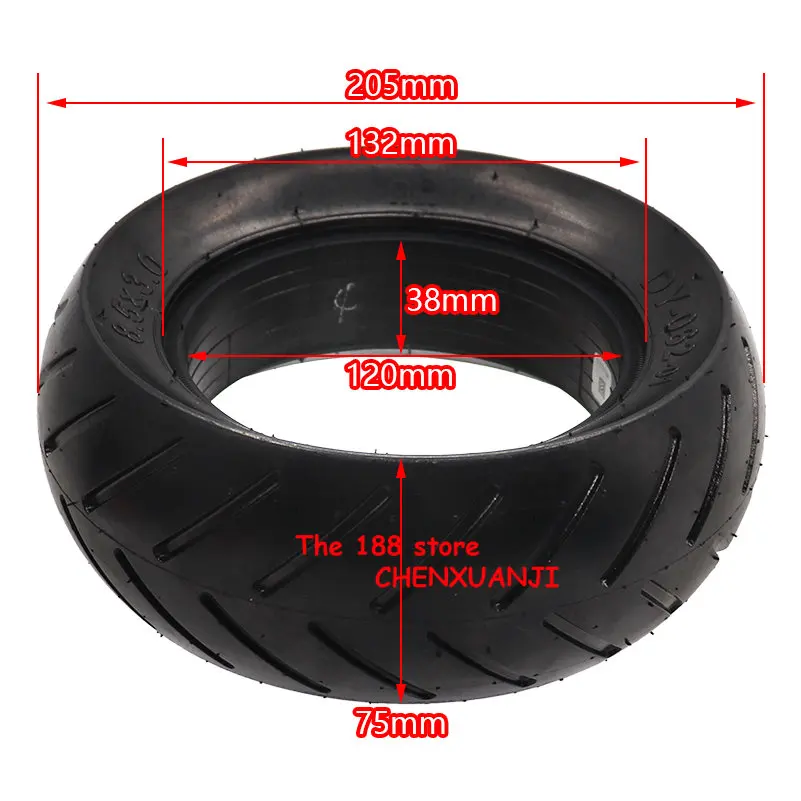 8.5x3.0 Solid Tire for Electric Scooter VSETT 8/9 Macury Zero Series 8.5  Inch 8 1/2X3 Widened DurableTyre - AliExpress