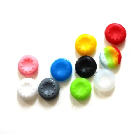

1 Pair for XBOX 360 Switch Pro PS4 Wii Wiiu Silicone Rubber Thumbstick Caps Covers Grip for PS4 Analog Controller Stick Grips