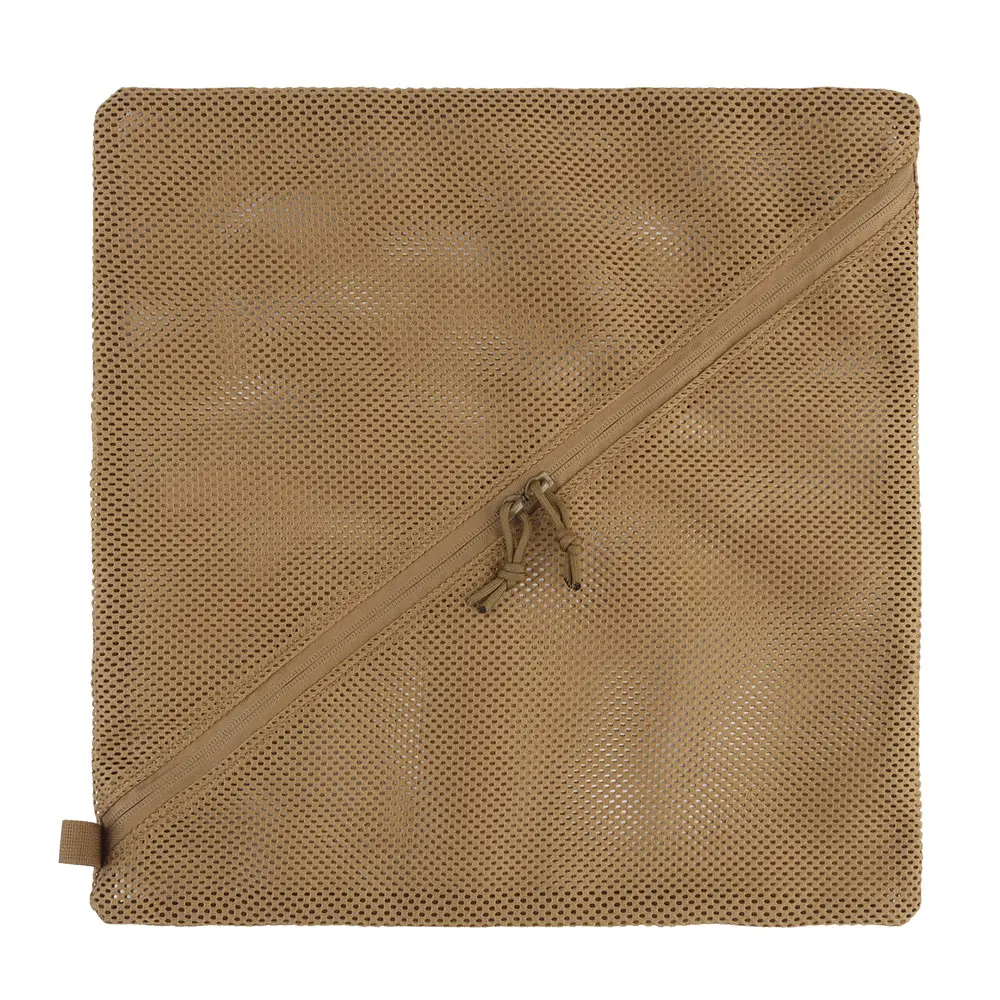Taktischer Stil, Netztasche, Outdoor, Camping, Reisen, Kleidung, Hut, Aufbewahrungstasche, Unordnung, Recycling-Pack, atmungsaktiv, schnell trocknend, 40,6 x 40,6 cm – Detail 22
