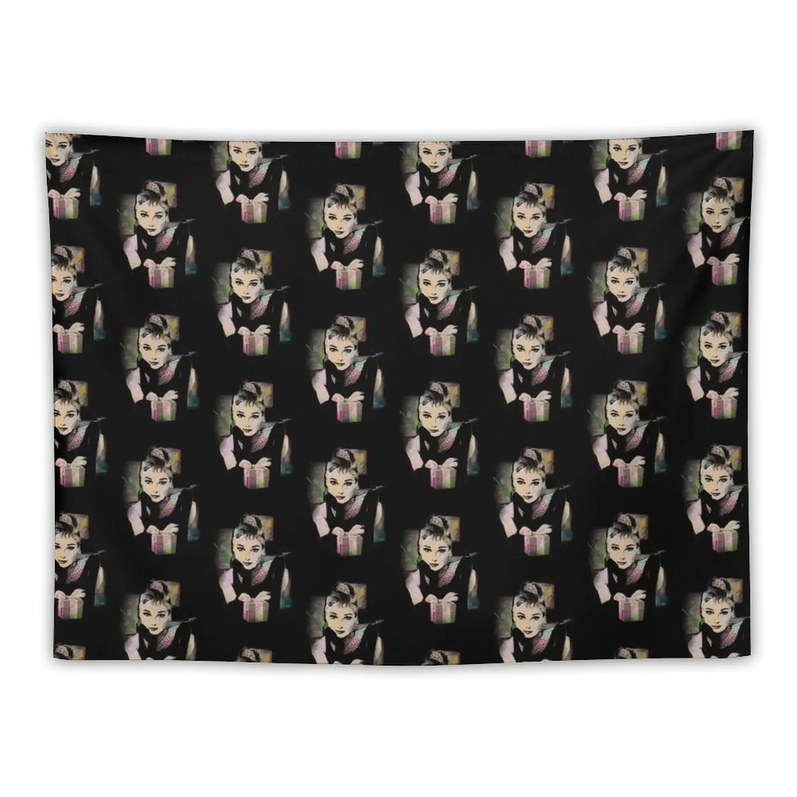 

Audrey Hepburn Tapestry Funny Art Mural Tapestry