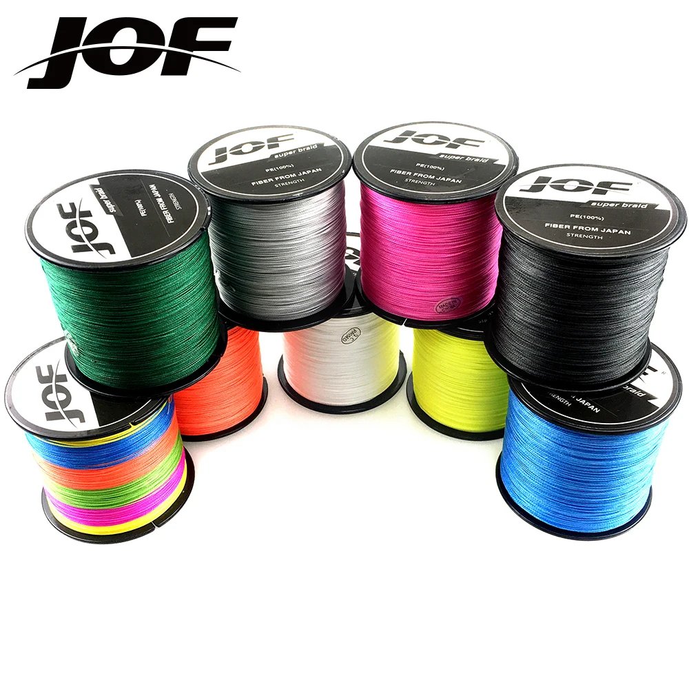 Fishing Line JOF 100M 300M X8 Super Strong PE Braided Fishing Lines Multifilament Lines For Carp Fishing Wire Rope Cord Pesca